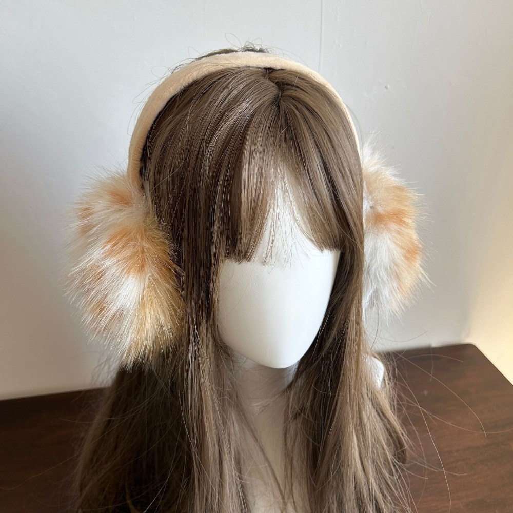 Ear Muff Foldable - Soft Ear Cap Imitation Fur Earmuffs