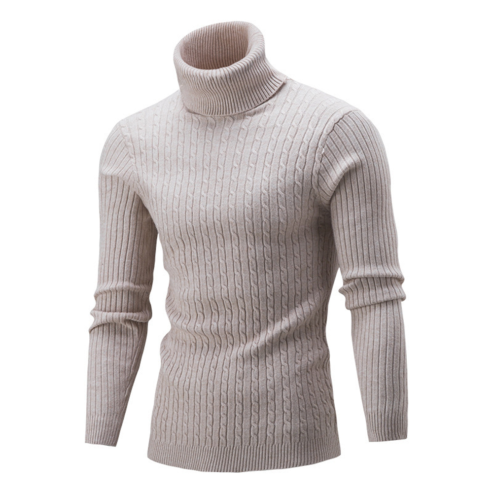 Winter Clothing Work - Autumn Men's Cargo Turtleneck Sweater Casual