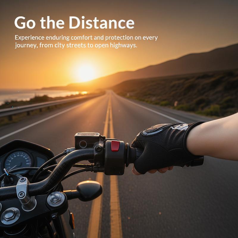 Knit Glove Touch Screen - Breathable Motorcycle Gloves 1Pair for Motocross
