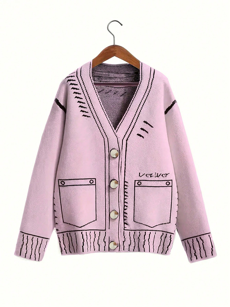 Winter Clothing Equipment - plus Size Women's Button-Up Cardigan Autumn