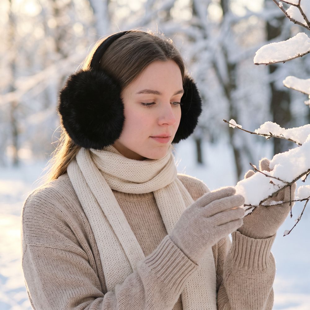 Soft Ear Cap Imitation Fur Ear - огляд і ціна Ear Muff Foldable