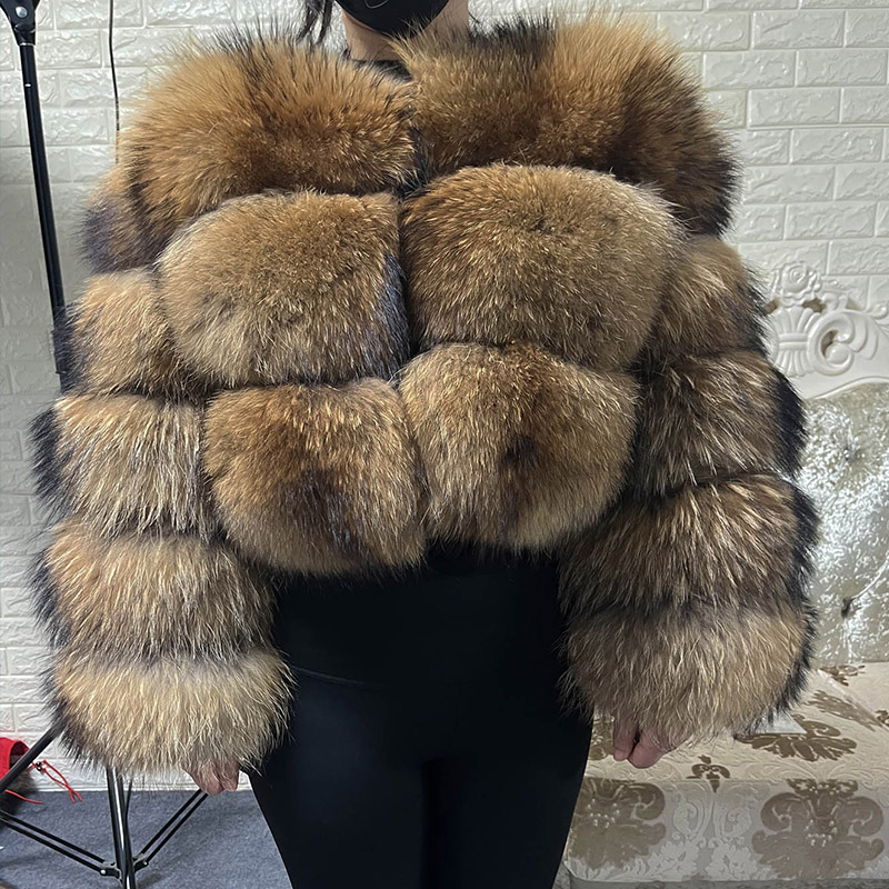 Plus Size Tops Brown Fur Maoma - огляд і ціна Winter Clothing Equipment