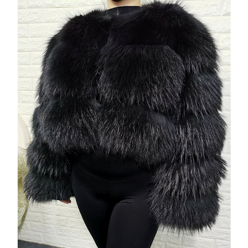 Plus Size Tops Brown Fur Maoma - огляд і ціна Winter Clothing Equipment