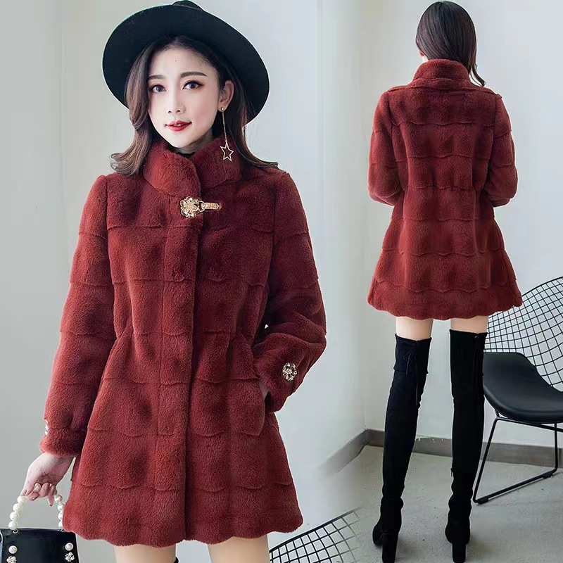 2026 Women Faux Fur Coats Mid  - огляд і ціна Winter Clothing Work