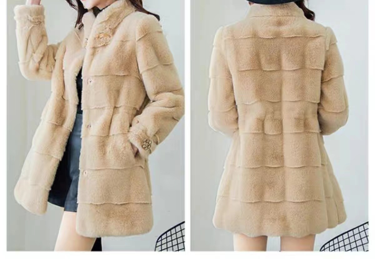 2026 Women Faux Fur Coats Mid  - огляд і ціна Winter Clothing Work