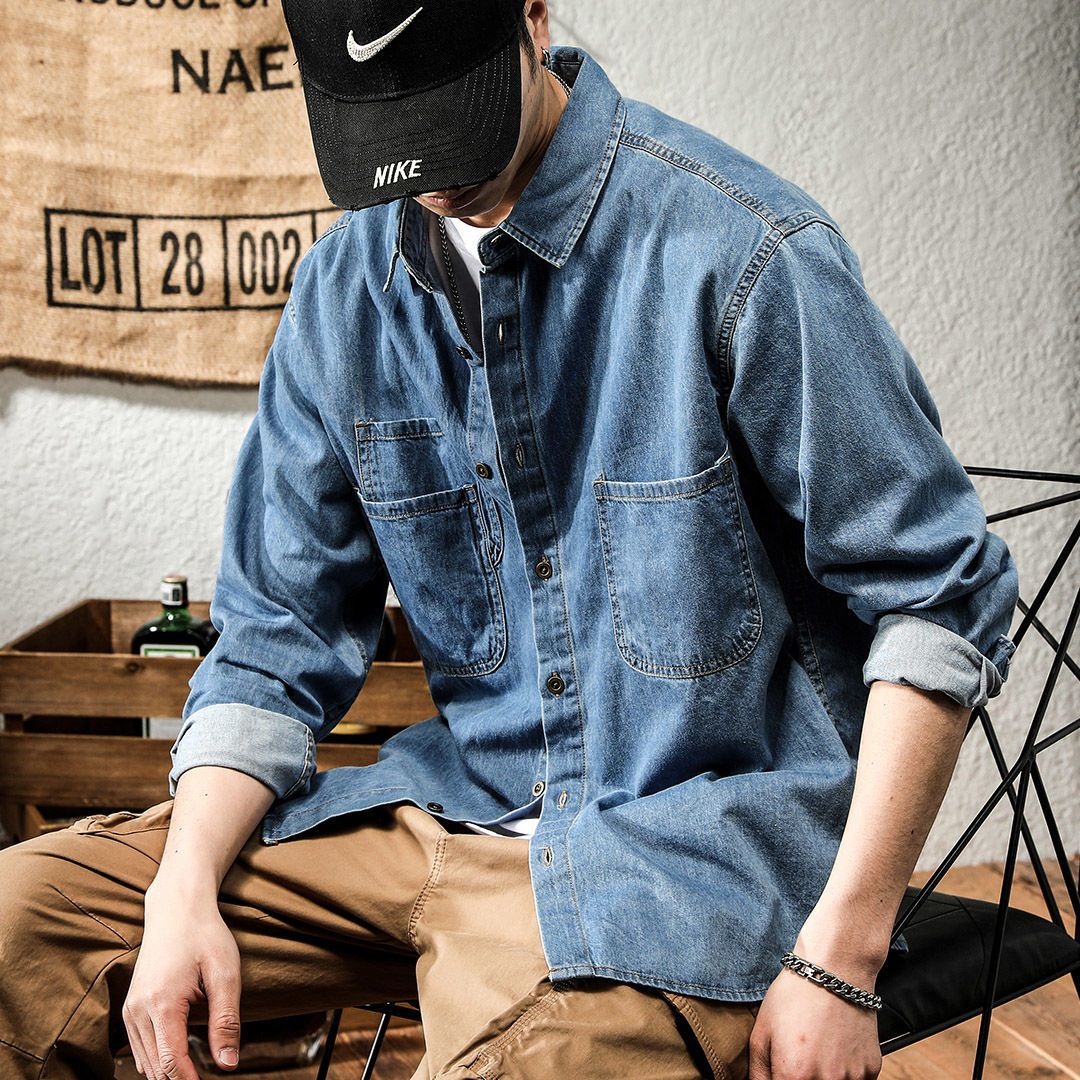 Spring Ruffian Handsome Denim  - огляд і ціна Winter Clothing Equipment