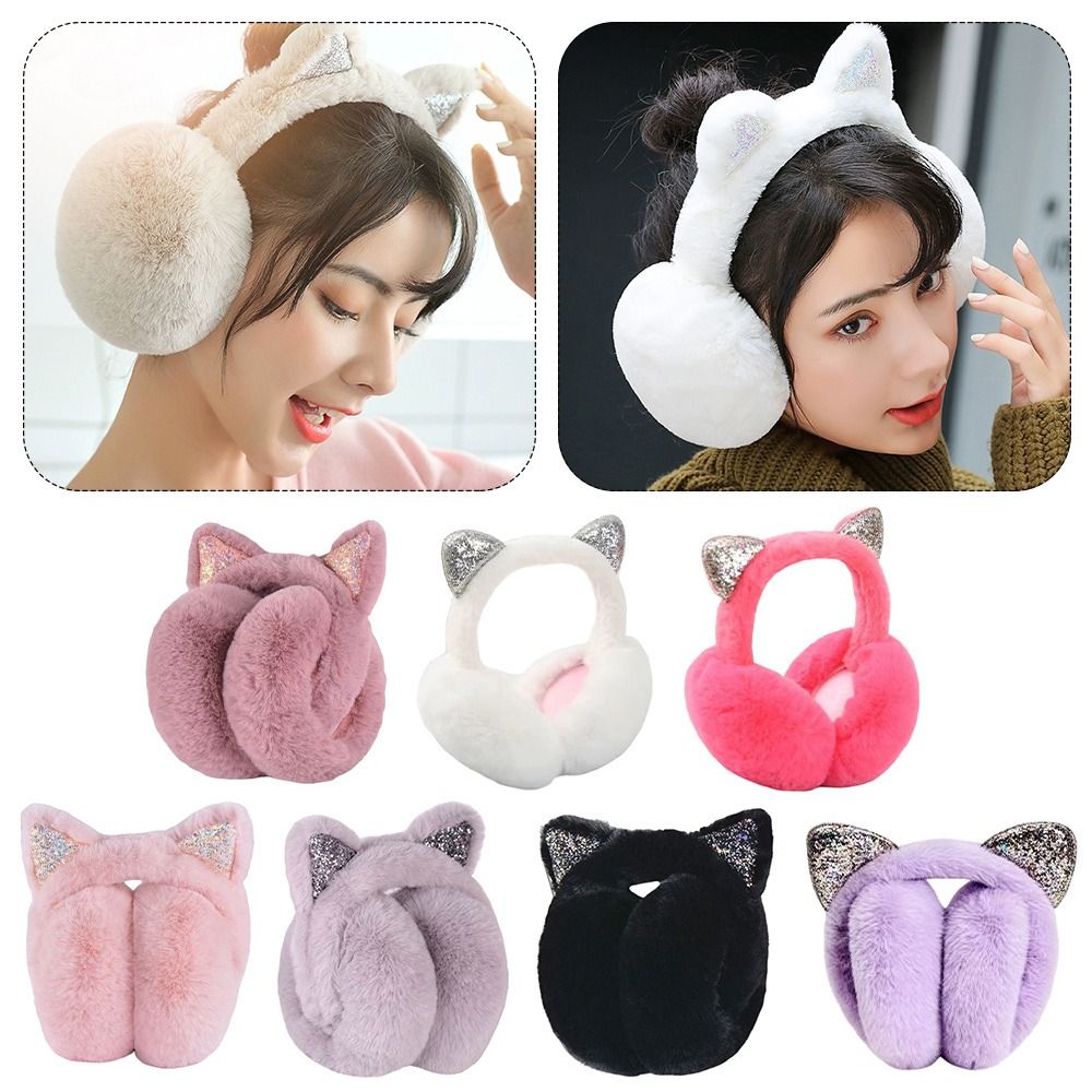 Cute Rabbit Design Animal Ear  - огляд і ціна Ear Muff Foldable