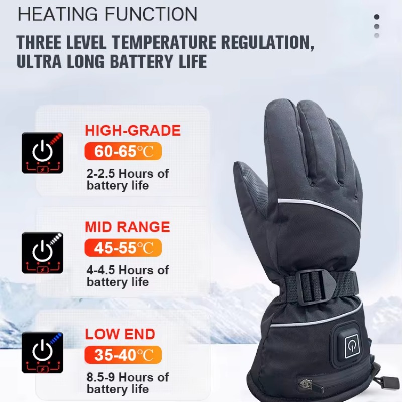 Snowboard Touchscreen Heat Win - огляд і ціна Heated Gloves Electric
