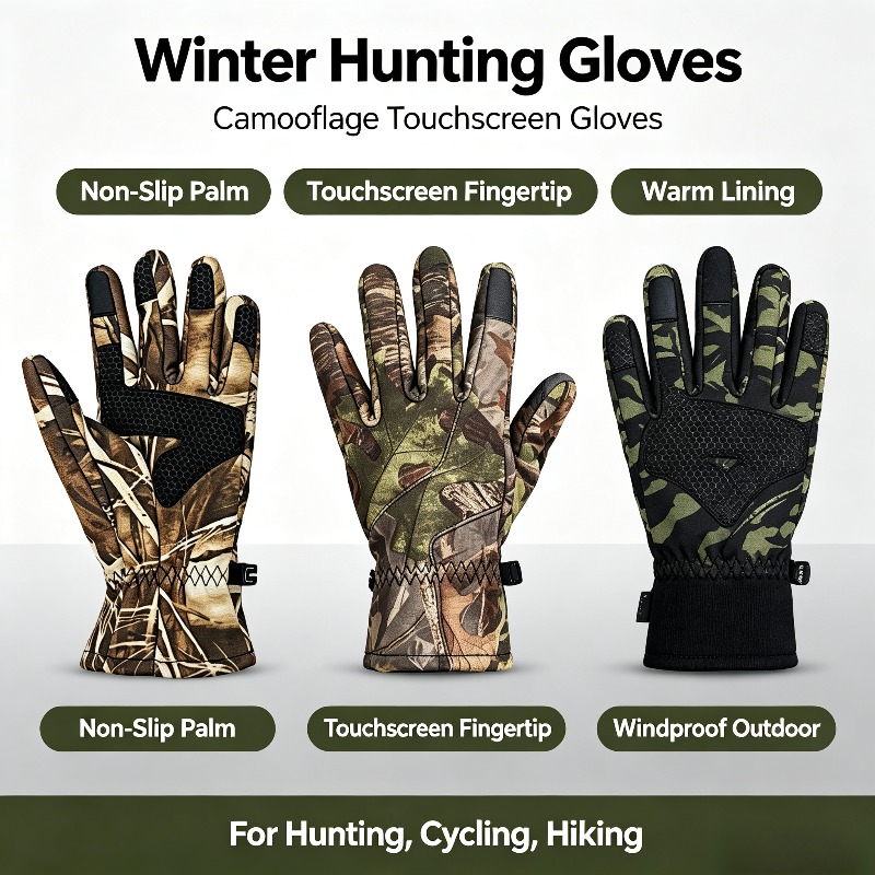 Outdoor Sports Non-slip Huntin - огляд і ціна Knit Glove Touch Screen
