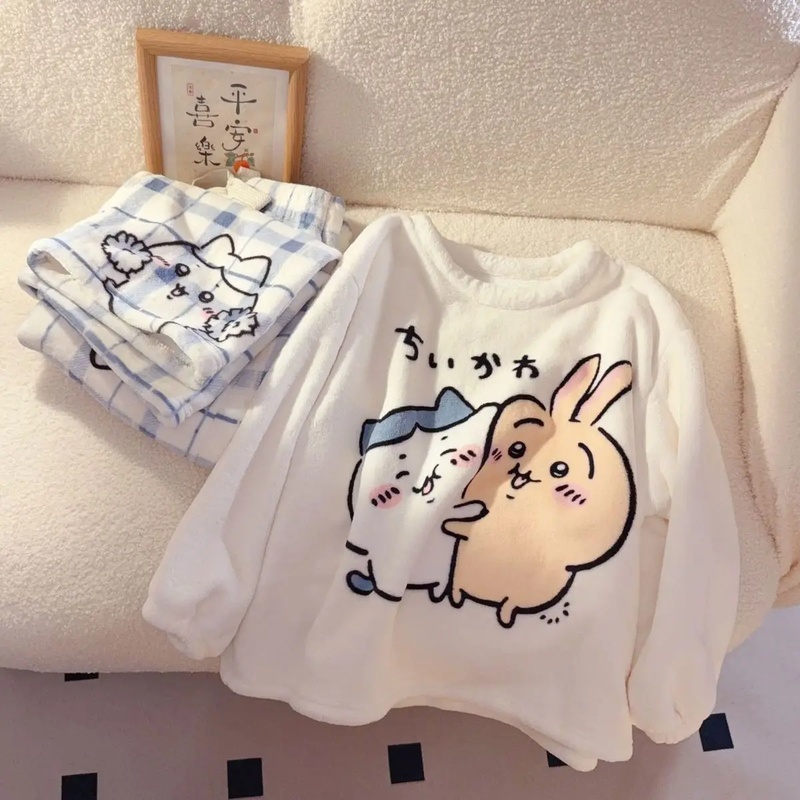 Chiikawa Usagi Embroidered Fla - огляд і ціна Winter Clothing Girls