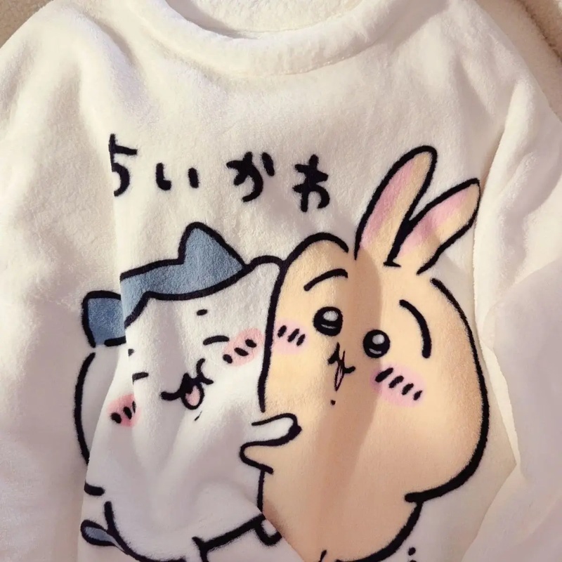 Chiikawa Usagi Embroidered Fla - огляд і ціна Winter Clothing Girls