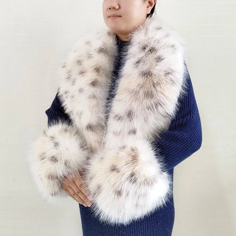 Large Women Faux Fox Fur Scarf - огляд і ціна Winter Clothing For Sale