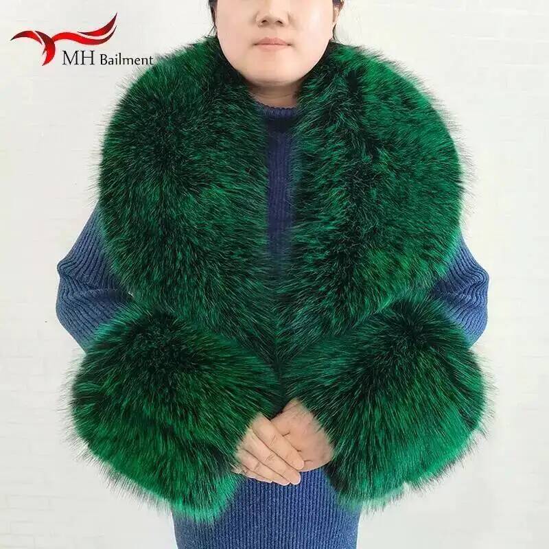 Large Women Faux Fox Fur Scarf - огляд і ціна Winter Clothing For Sale