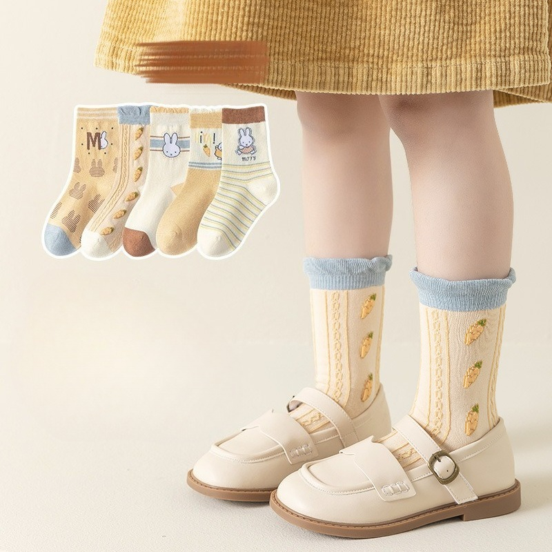 Kawaii Miffy Kids Socks Girls  - огляд і ціна Winter Clothing Girls
