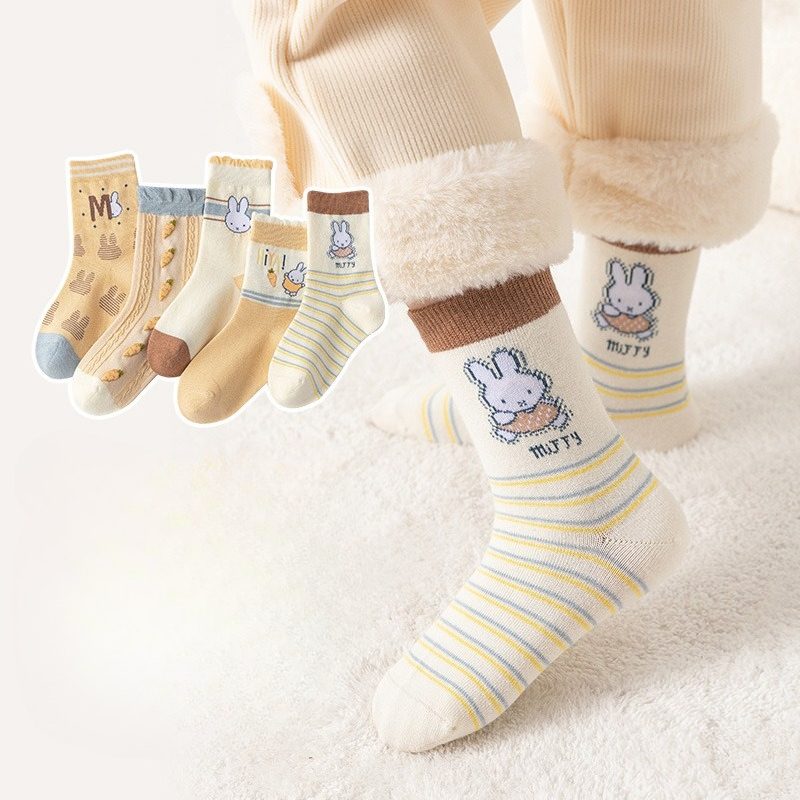 Kawaii Miffy Kids Socks Girls  - огляд і ціна Winter Clothing Girls