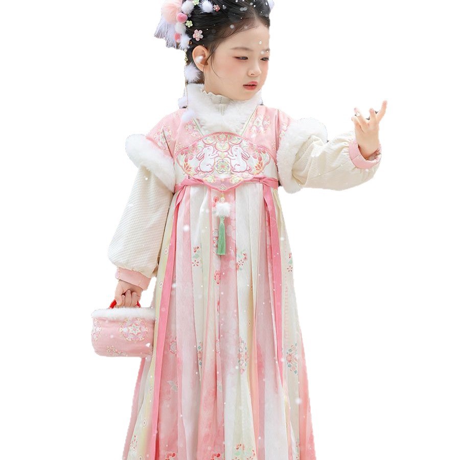 2025 Girls Fairy Hanfu Childre - огляд і ціна Winter Clothing Baby Girl
