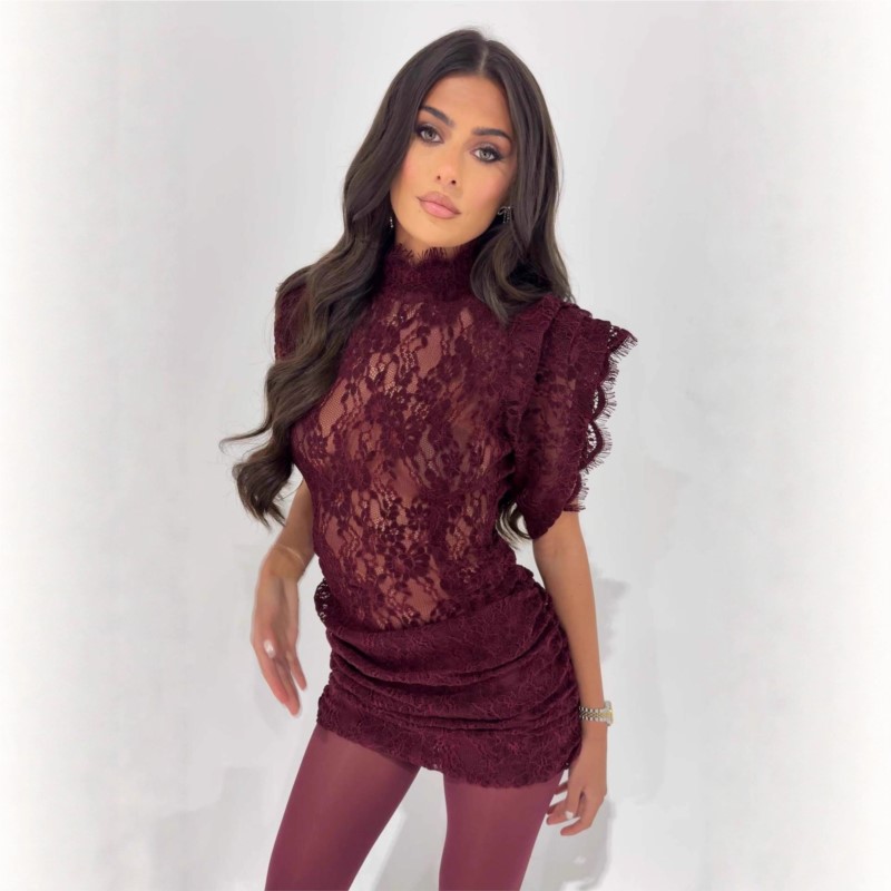 Sexy Lace Mini Dress Retro Sle - огляд і ціна Winter Clothing H&M