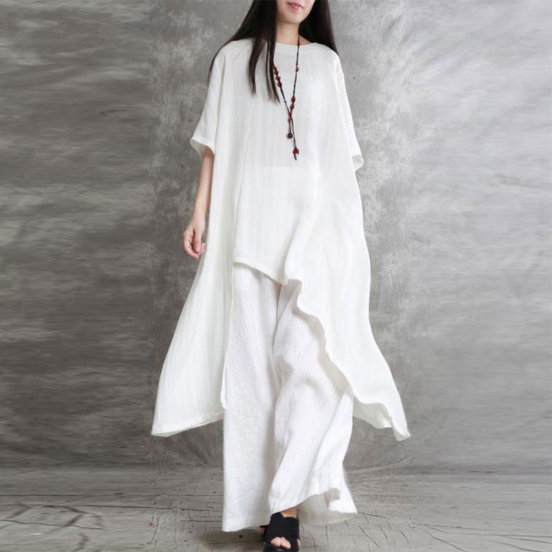 Women's Cotton Linen 2-piece S - огляд і ціна Winter Clothing Girls