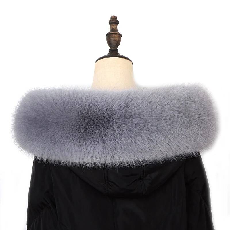 Winter Coat Fur Collar Faux Fu - огляд і ціна Winter Clothing For Sale