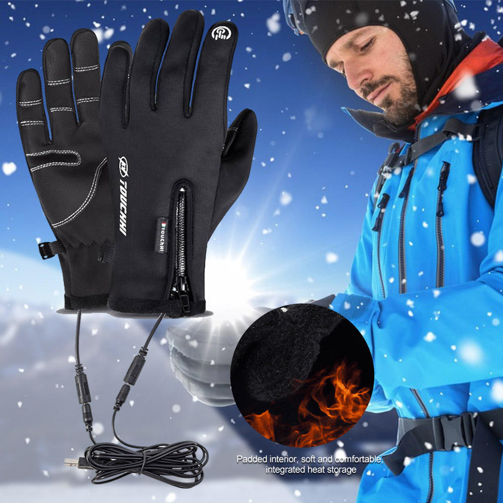 USB Touch Screen Gloves Winter - огляд і ціна Heated Gloves Electric