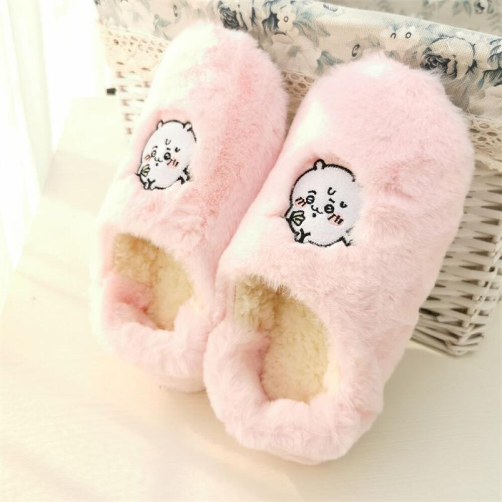 Cartoon Home Plush Slippers Ch - огляд і ціна Winter Clothing Girls