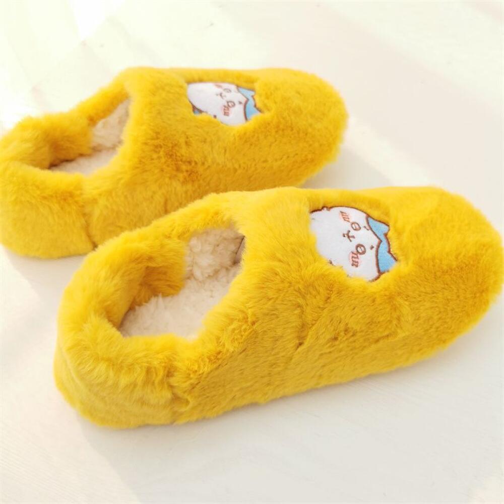 Cartoon Home Plush Slippers Ch - огляд і ціна Winter Clothing Girls