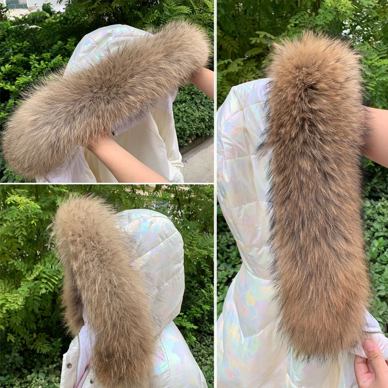 Real Fur Collar for Coat Parka - огляд і ціна Winter Clothing For Sale