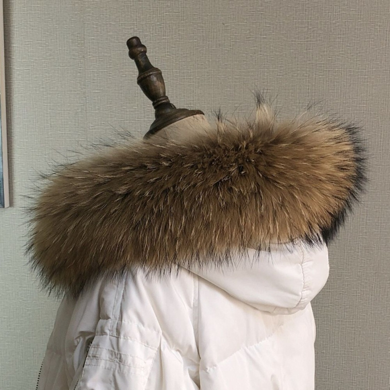 Real Fur Collar for Coat Parka - огляд і ціна Winter Clothing For Sale