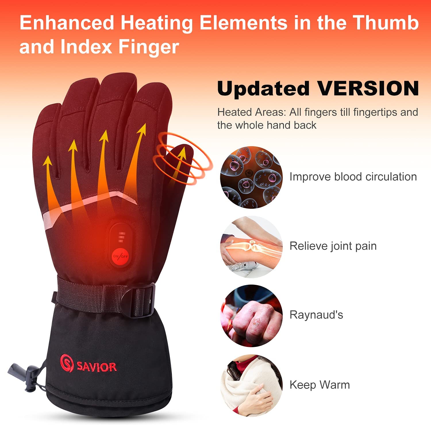 SNOW DEER Winter Heated Gloves - огляд і ціна Heated Gloves Electric