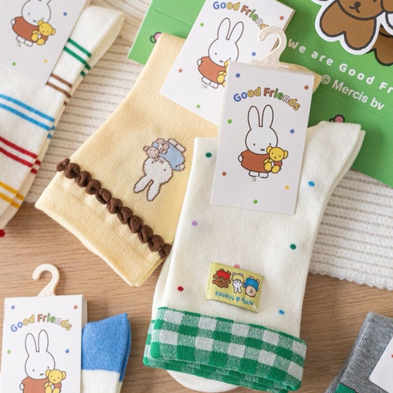Kawaii Miffy Socks Cute Cartoo - огляд і ціна Winter Clothing Girls