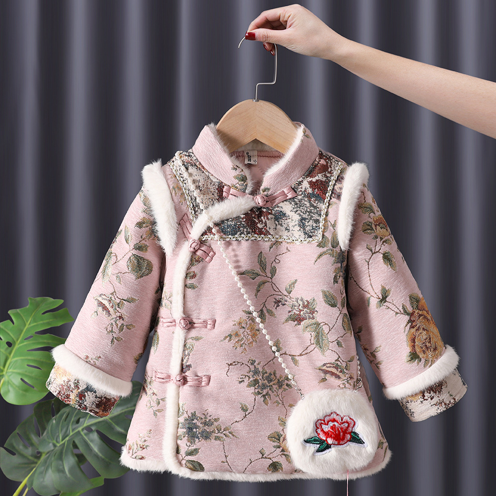 Winter Baby Girls Hanfu Kids P - огляд і ціна Winter Clothing Baby Girl