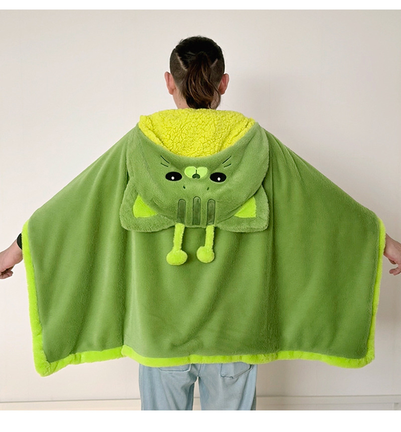Cartoon Cute Alien Cat Hooded  - огляд і ціна Winter Clothing Girls