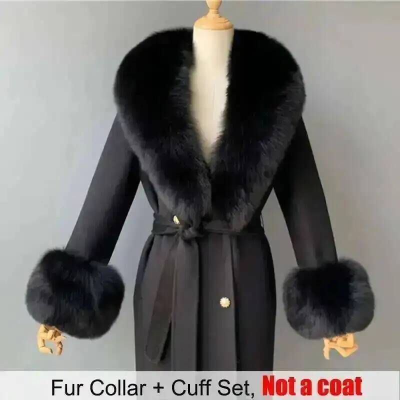 Real Fur Collar And Cuffs Set  - огляд і ціна Winter Clothing For Sale