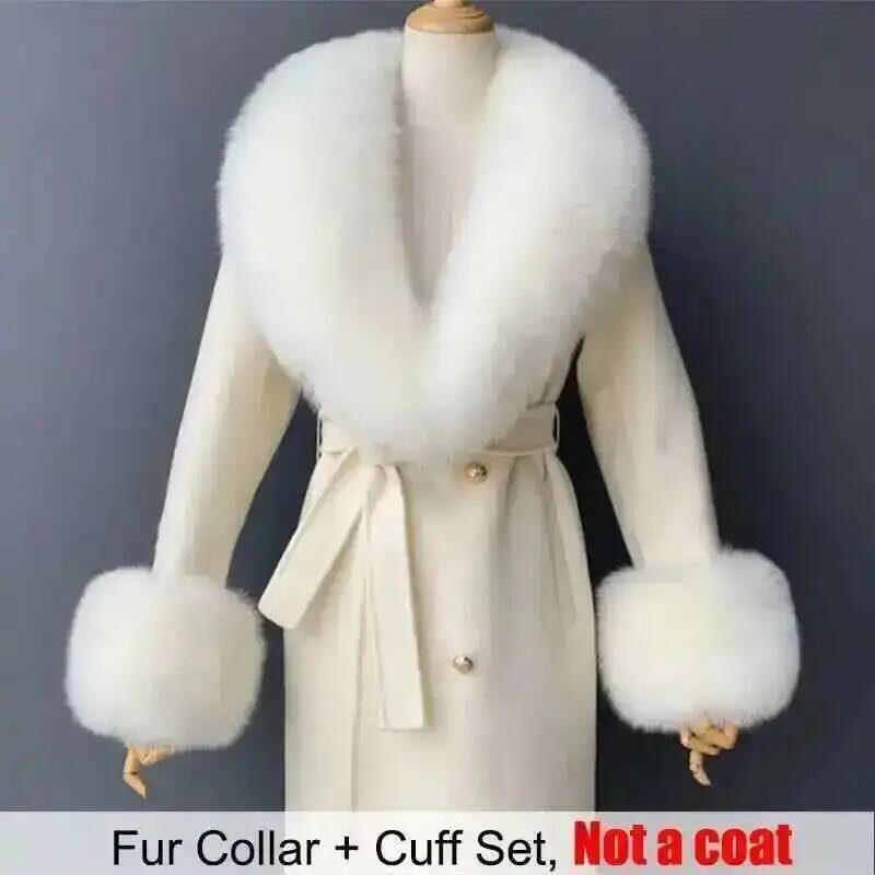 Real Fur Collar And Cuffs Set  - огляд і ціна Winter Clothing For Sale