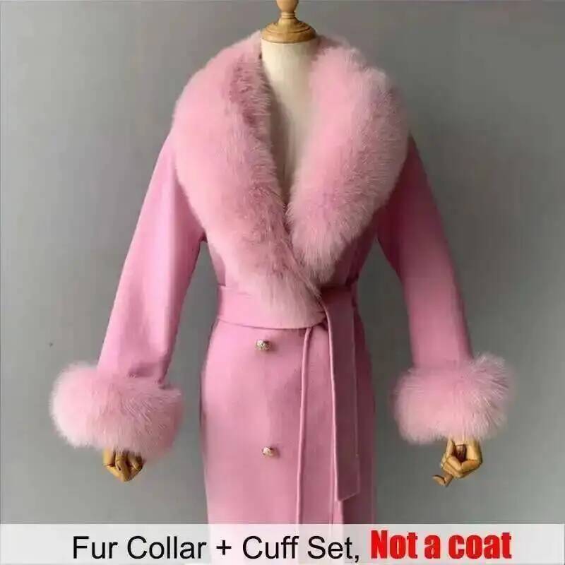 Real Fur Collar And Cuffs Set  - огляд і ціна Winter Clothing For Sale