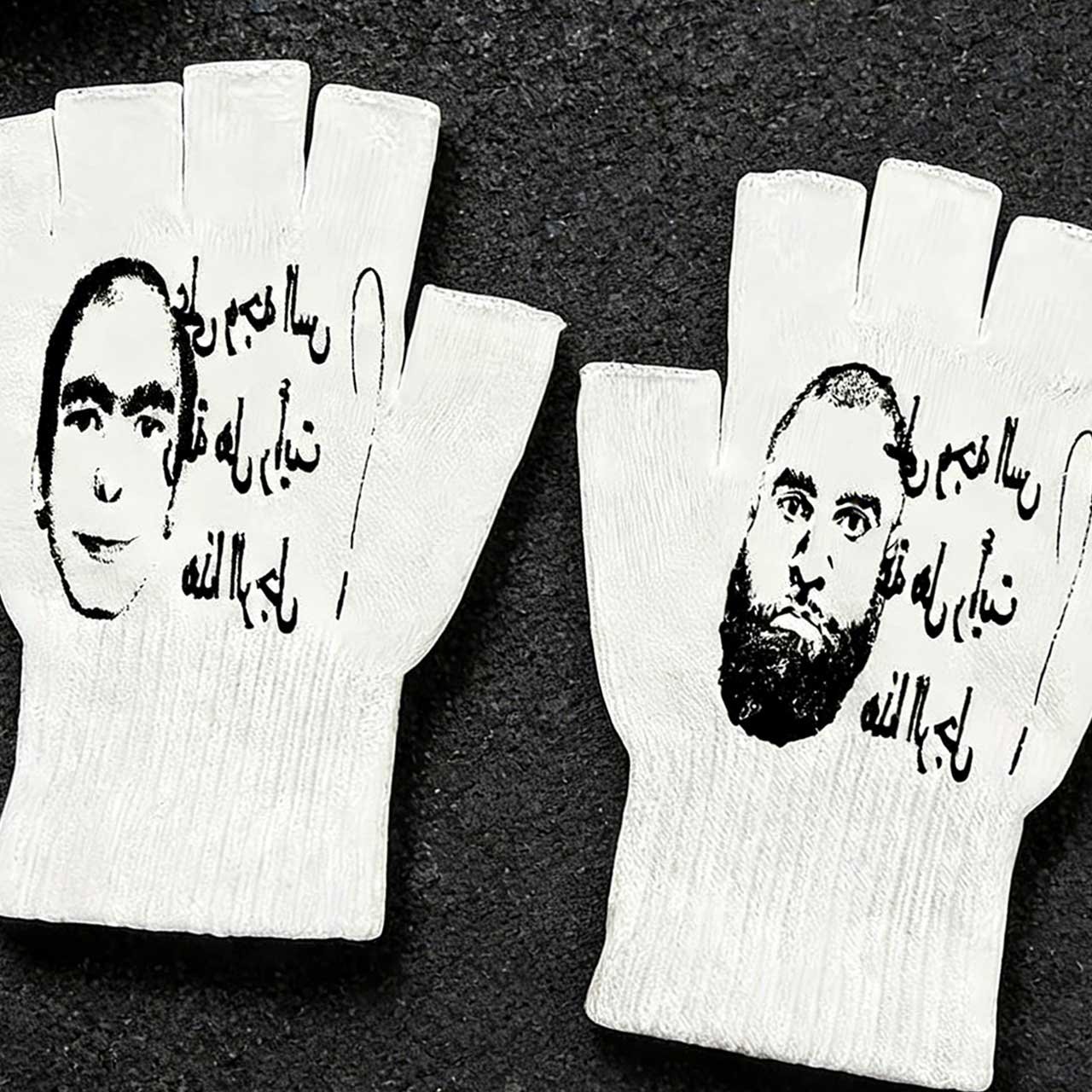 Y2K Retro Printed Fingerless G - огляд і ціна Knit Glove Touch Screen