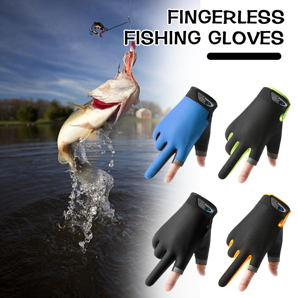 Summer Two Finger Cut Fishing  - огляд і ціна Knit Glove Touch Screen