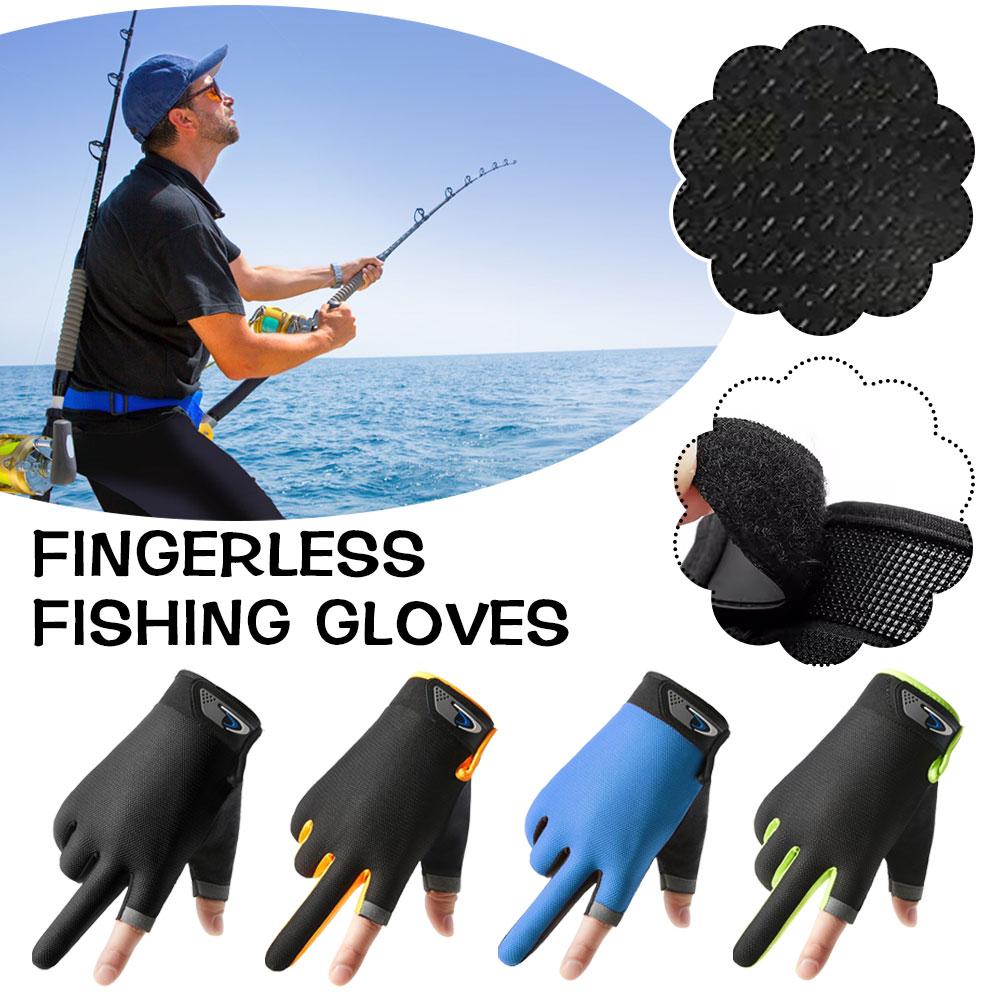 Summer Two Finger Cut Fishing  - огляд і ціна Knit Glove Touch Screen