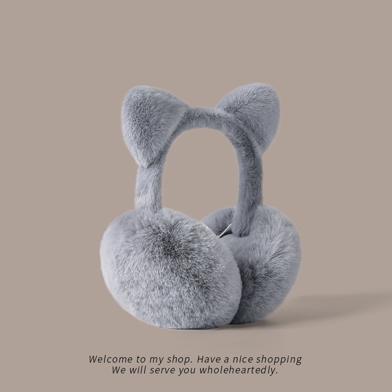 Cat Ears Foldable Earmuffs Plu - огляд і ціна Ear Muff Foldable