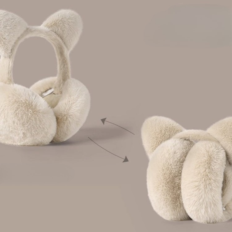 Cat Ears Foldable Earmuffs Plu - огляд і ціна Ear Muff Foldable
