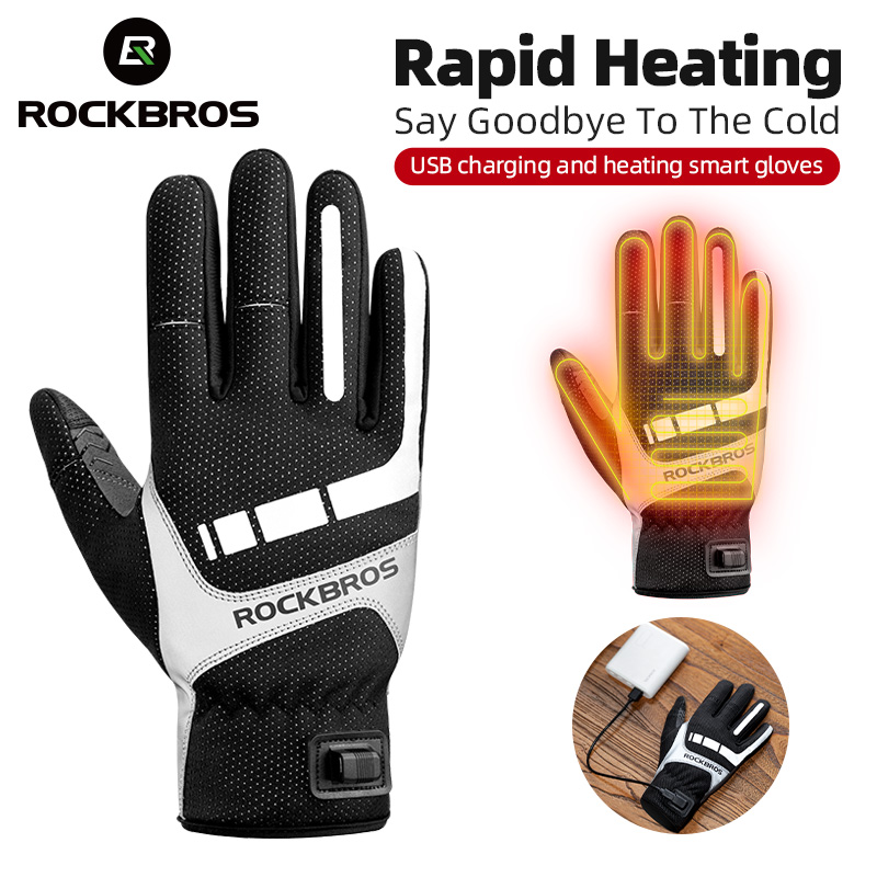 ROCKBROS Heated Winter Glove C - огляд і ціна Knit Glove Touch Screen