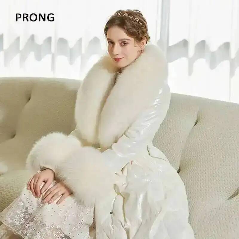 100% Real Fox Fur Collar Winte - огляд і ціна Winter Clothing For Sale