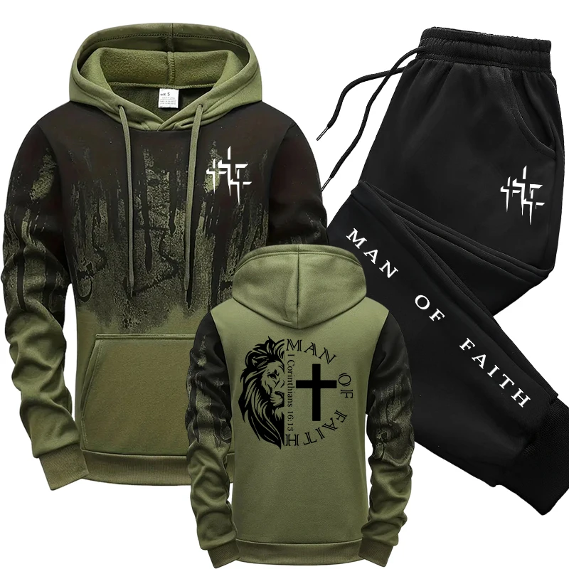 Man of Faith Pattern Men's Set - огляд і ціна Winter Cloth