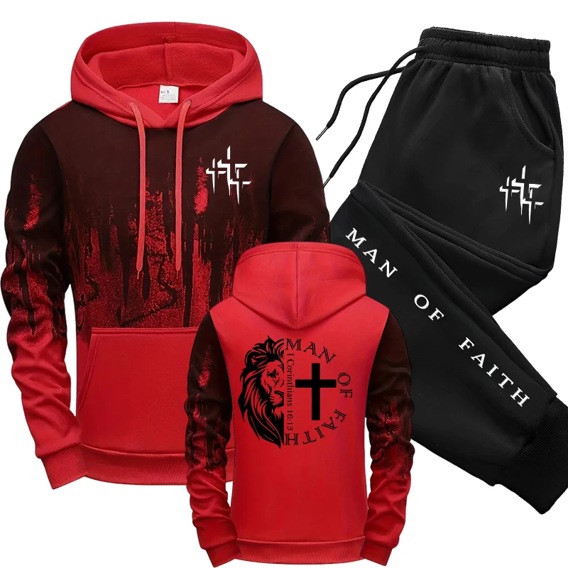 Man of Faith Pattern Men's Set - огляд і ціна Winter Cloth