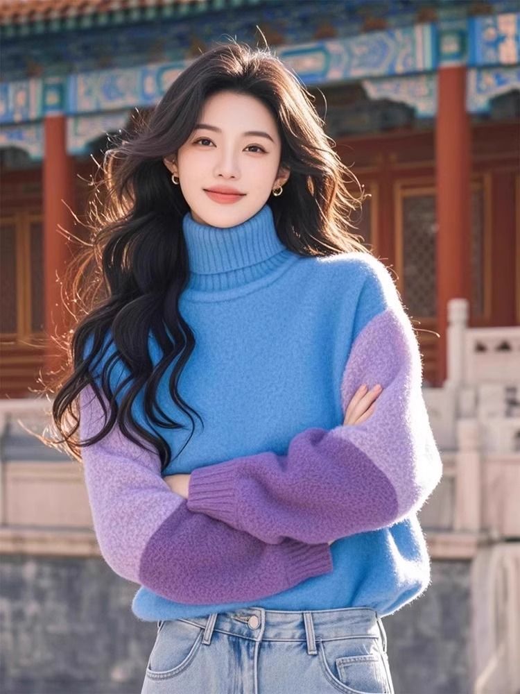 Stylish Contrasting Colors Spl - огляд і ціна Winter Clothing Colors