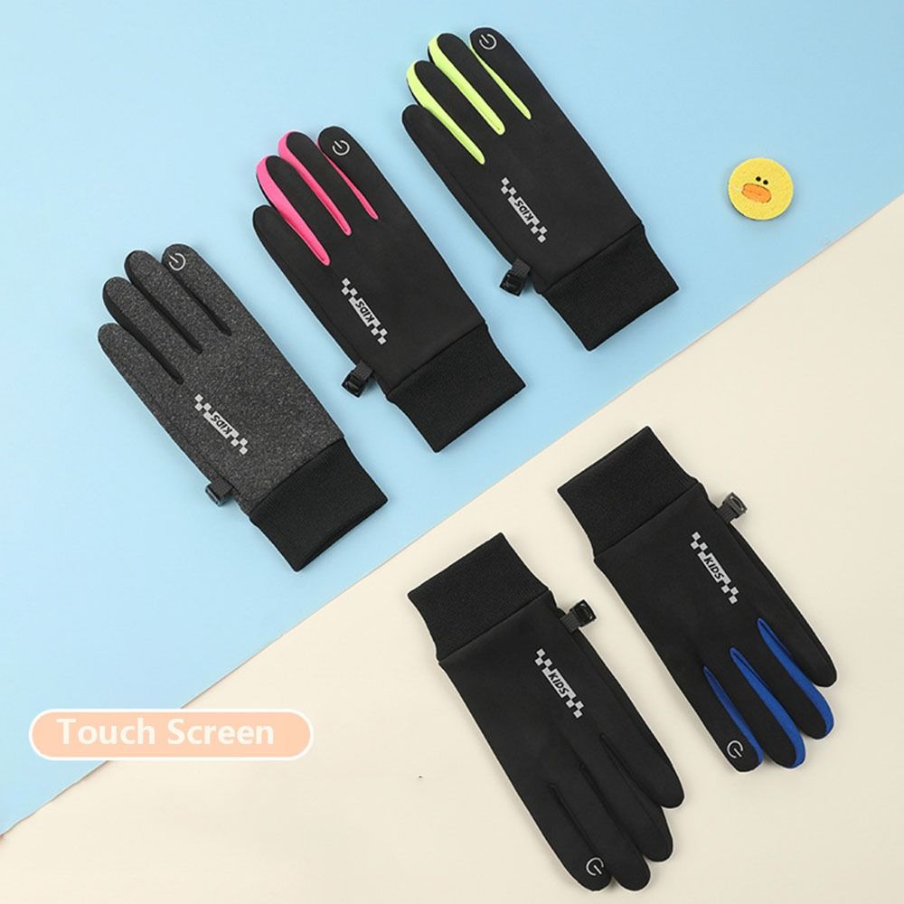 Non-slip Winter Children Bicyc - огляд і ціна Knit Glove Touch Screen