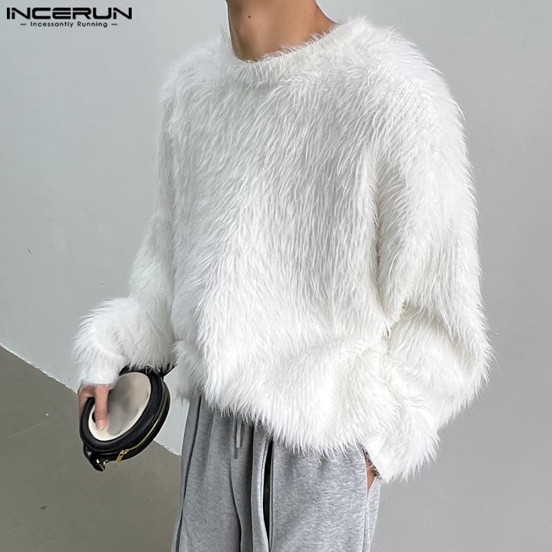 2023 Men Pullovers Solid Color - огляд і ціна Winter Clothing Colors