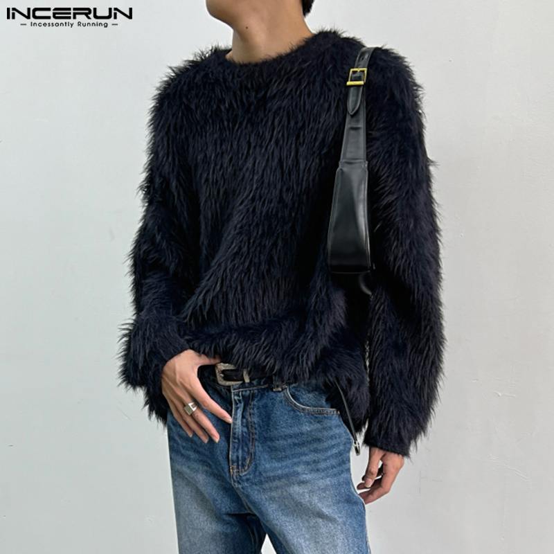 2023 Men Pullovers Solid Color - огляд і ціна Winter Clothing Colors