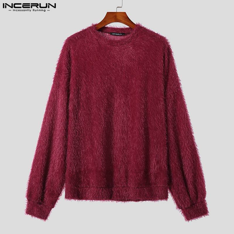 2023 Men Pullovers Solid Color - огляд і ціна Winter Clothing Colors