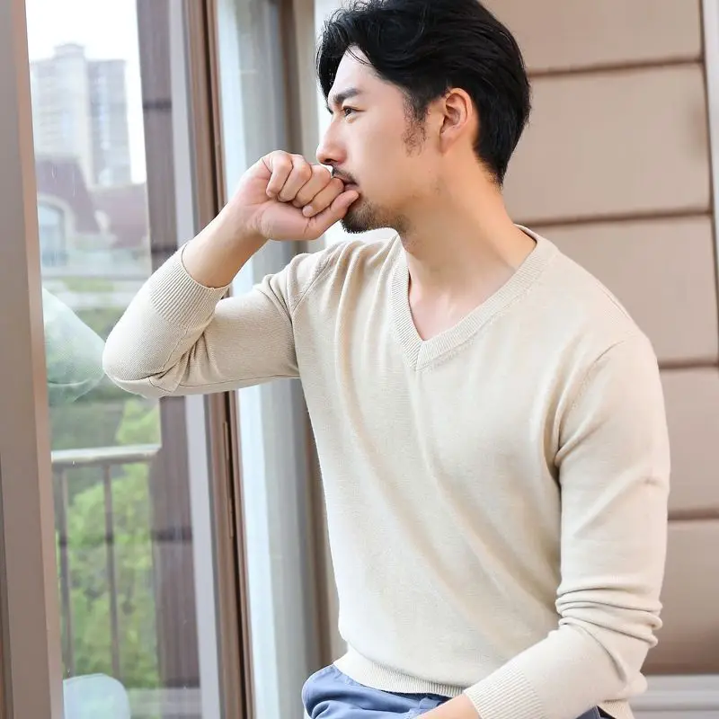 Man Clothes Pullovers Solid Co - огляд і ціна Winter Clothing Colors
